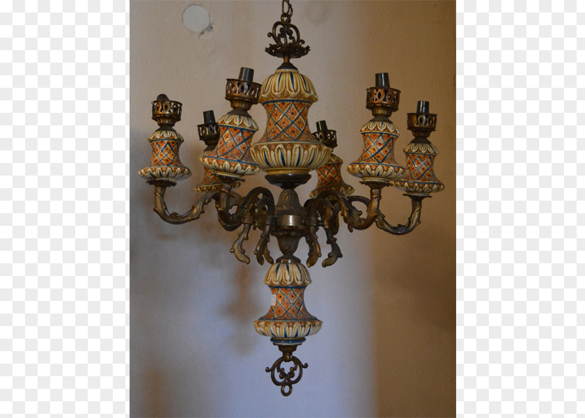Islamic Lamp Chandelier 01504 Bronze Antique PNG