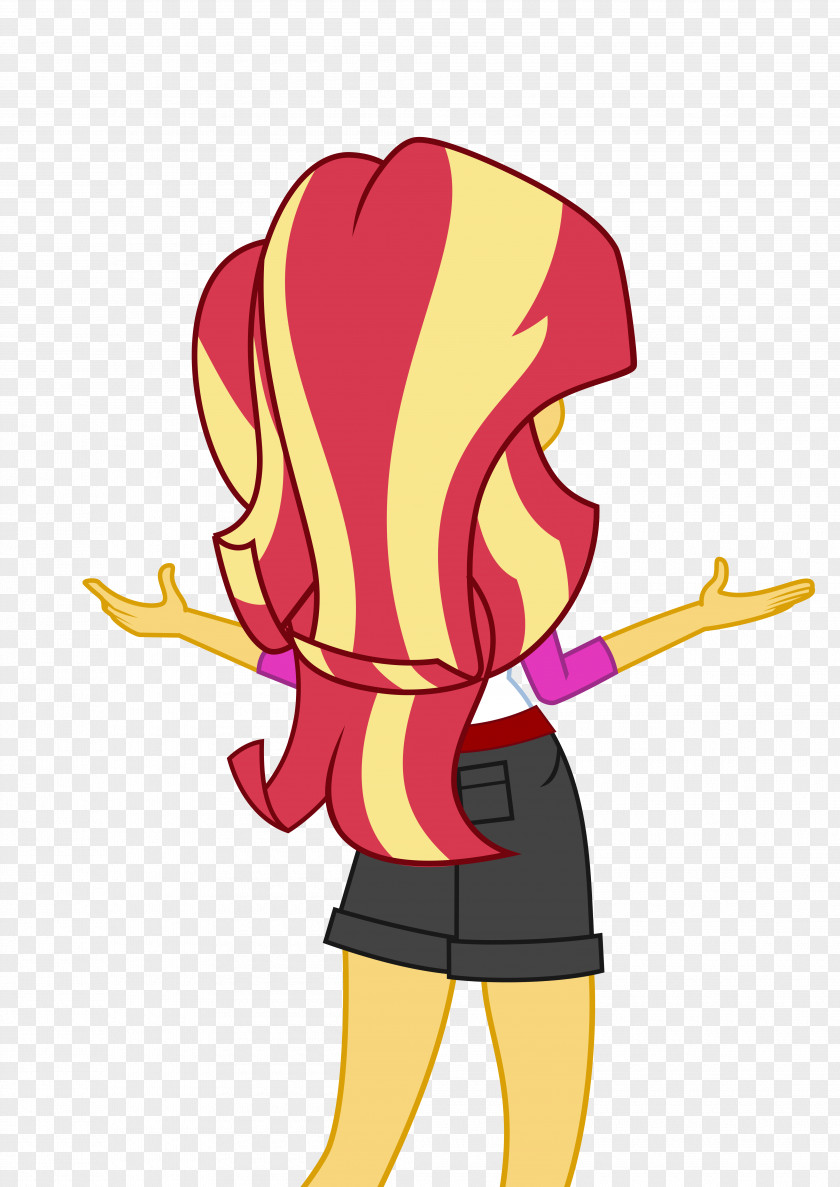 Sunset Shimmer Rainbow Dash Cartoon Clip Art PNG