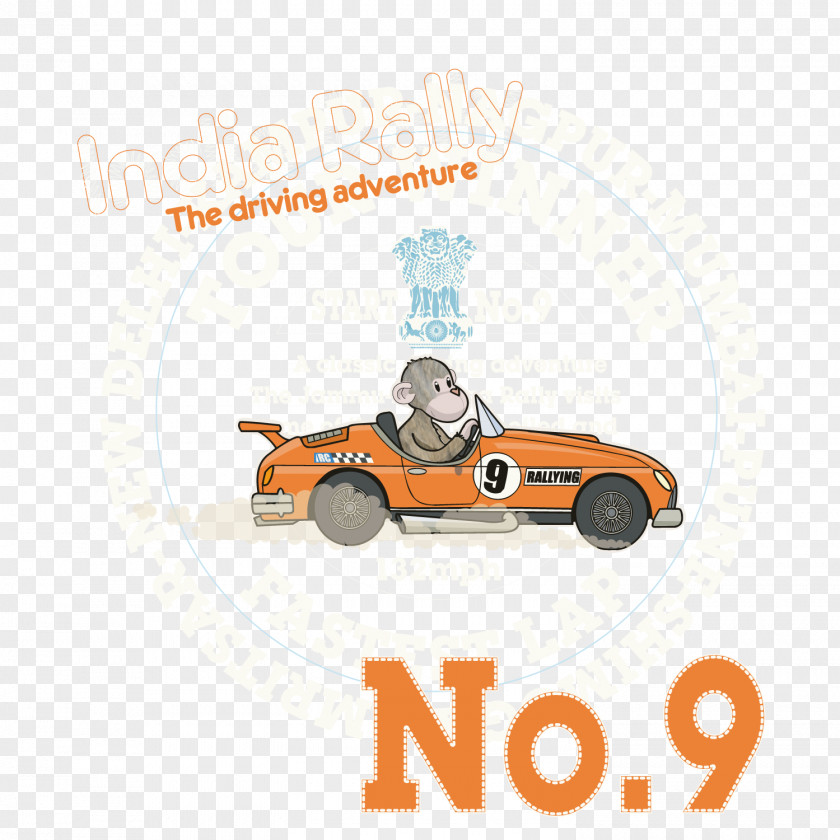 The Monkey Of Sports Car Clip Art PNG