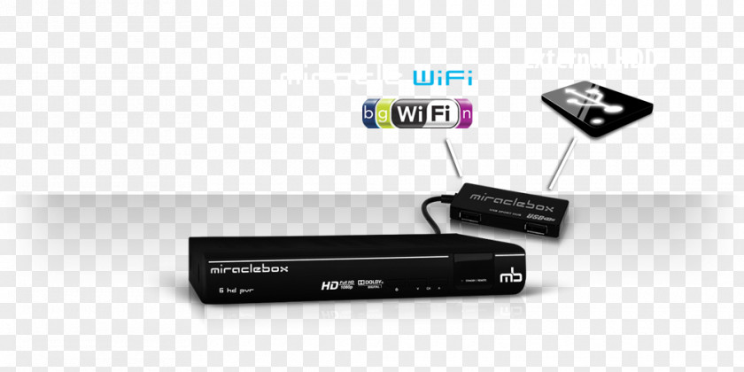 Wireless USB Electronics Radio Receiver PNG