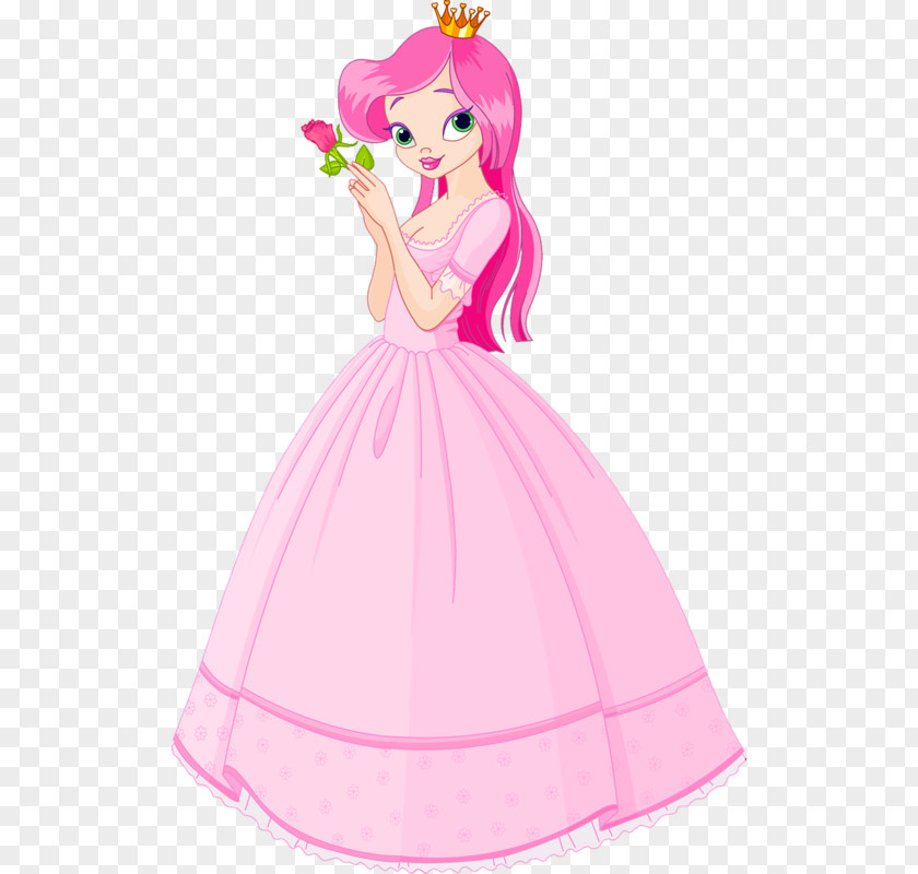 Cartoon Princess Illustration PNG