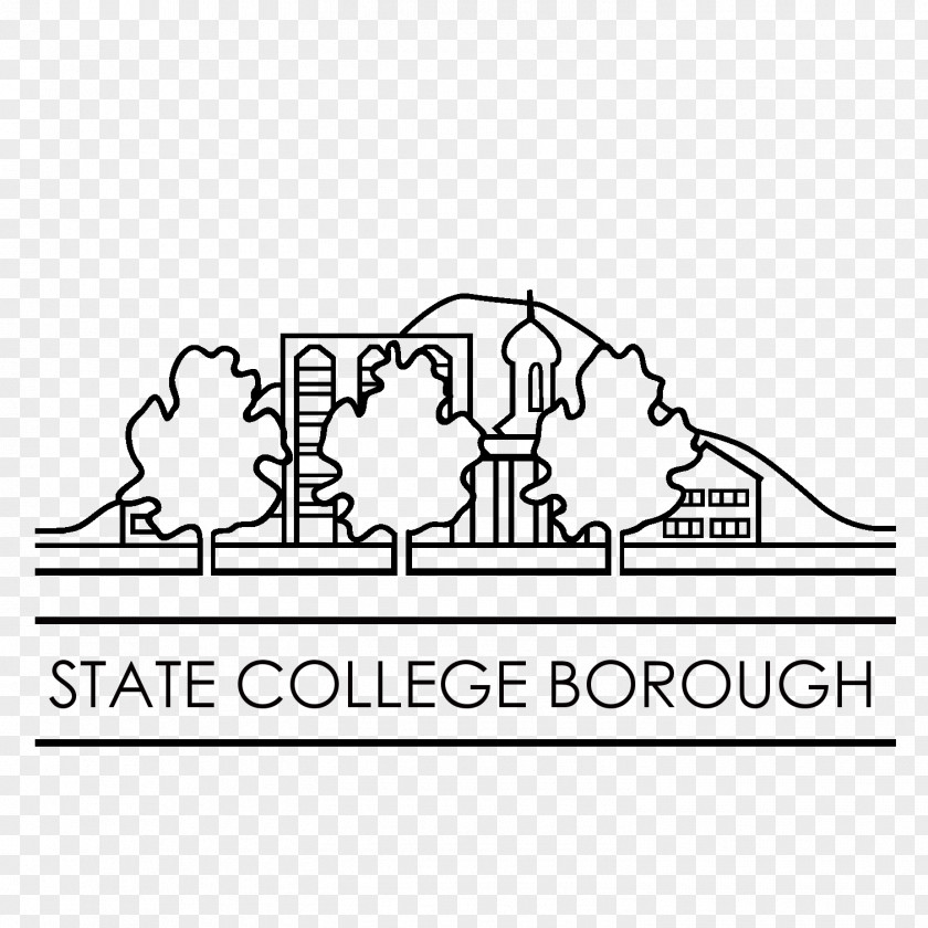 Line State College Brand Font PNG