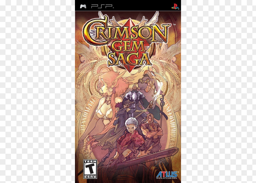 Playstation Crimson Gem Saga PlayStation Portable Video Game Role-playing PNG
