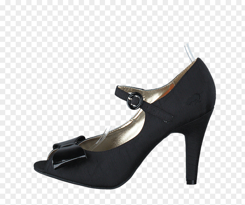 Sandal Suede Shoe Pump Black M PNG
