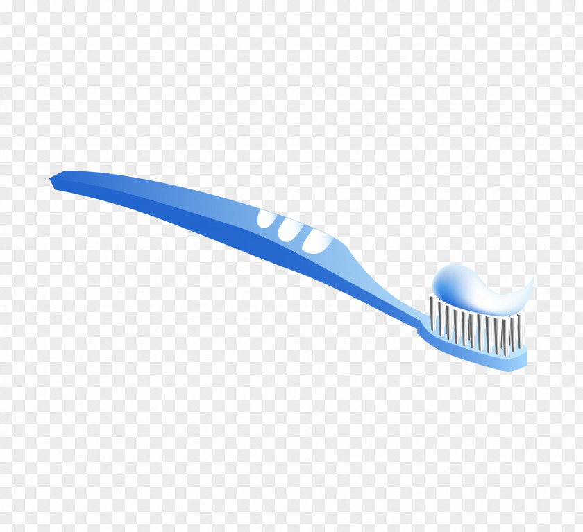 True Blue Toothbrush Toothpaste PNG