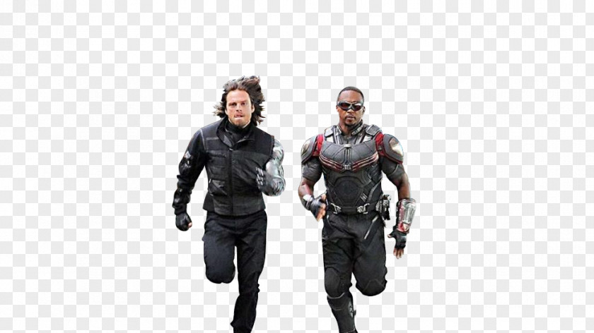 Winter Soldier Bucky Transparent Falcon Captain America Barnes Deadpool PNG