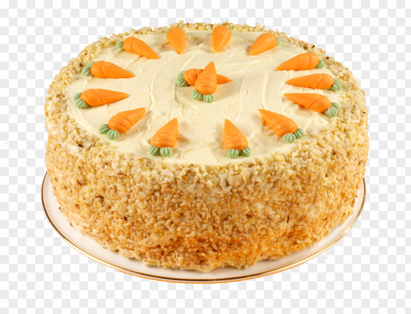 Almonds Cake Torte Carrot Icing Stock Photography PNG