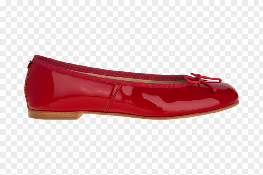 Ballerina Shoes Ballet Flat Red Color Absatz Leather PNG