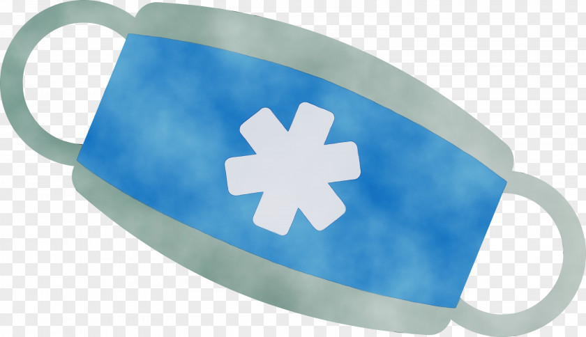 Blue Turquoise Flag PNG