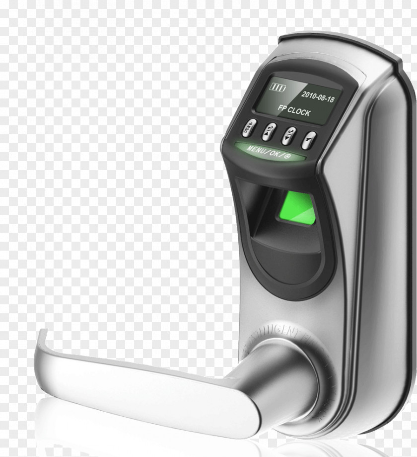 Door Electronic Lock Fingerprint Biometrics PNG