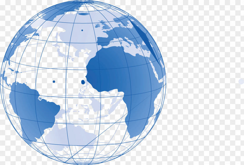 Earth Globe World Map PNG