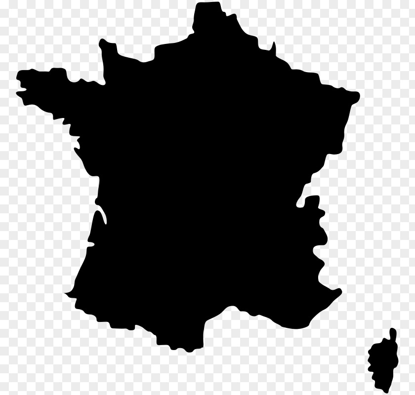 France Map Contour Line Clip Art PNG