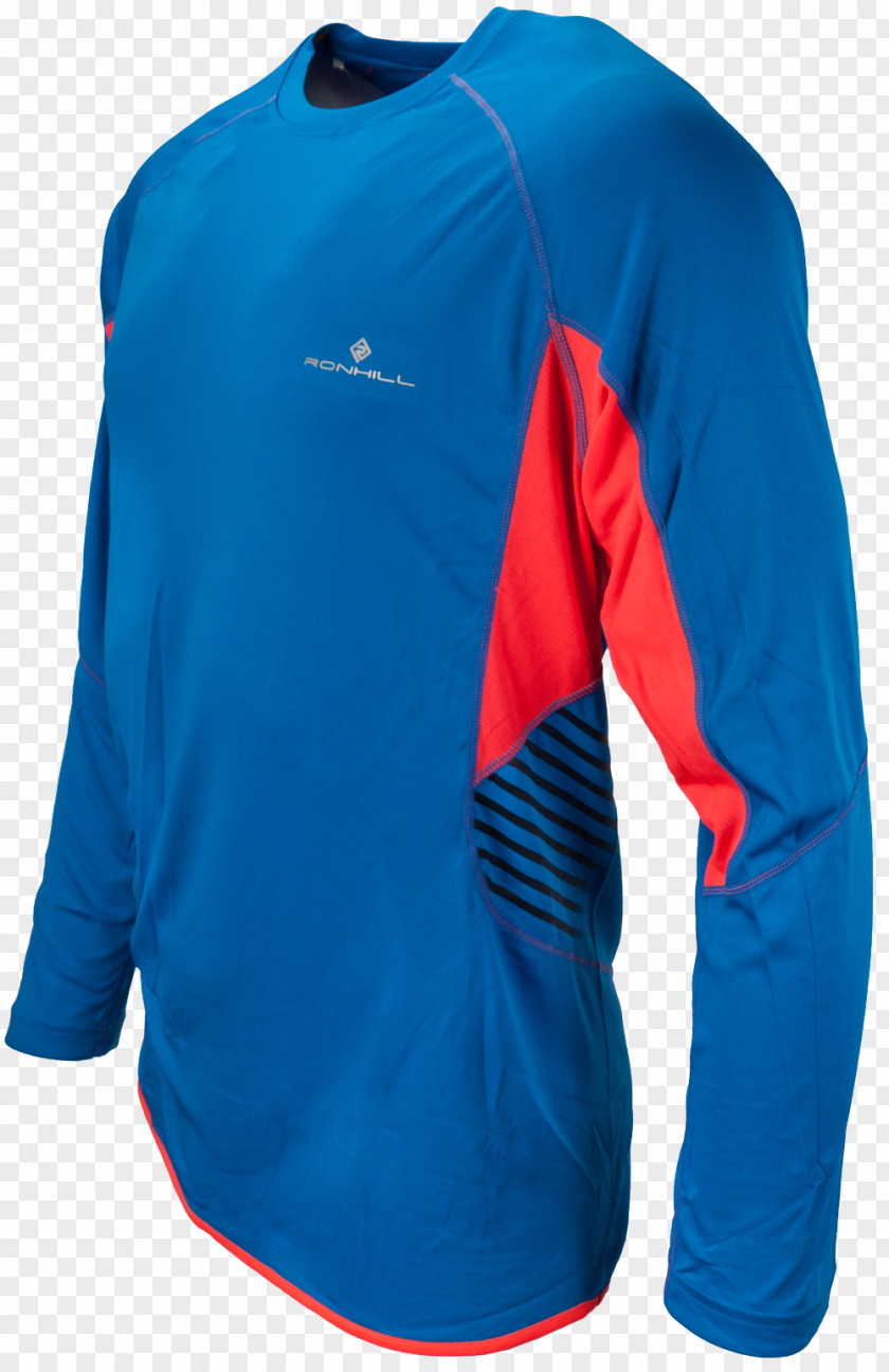 Hill Long-sleeved T-shirt Blue Turquoise PNG