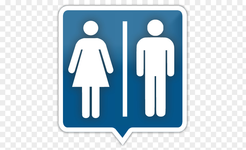 Toilet Unisex Public Bathroom Sign PNG