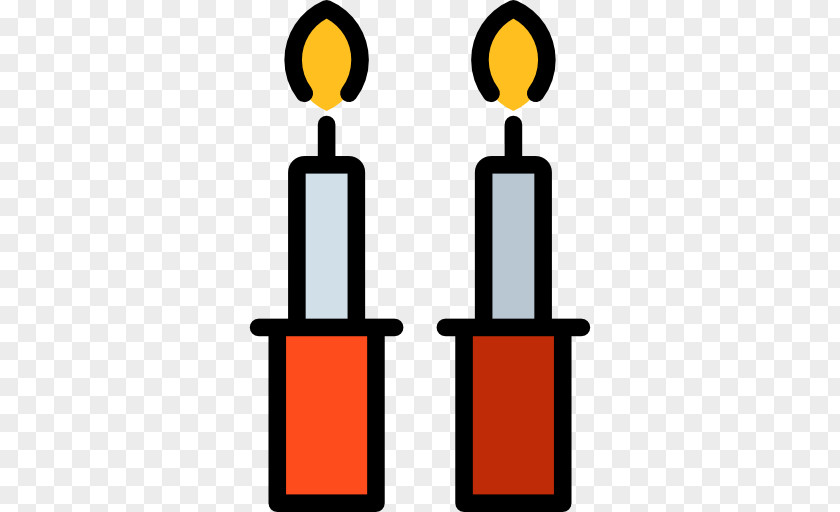 Two Candles Candle Icon PNG