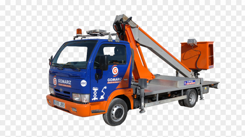 Car Tow Truck Commercial Vehicle Aerial Work Platform PNG