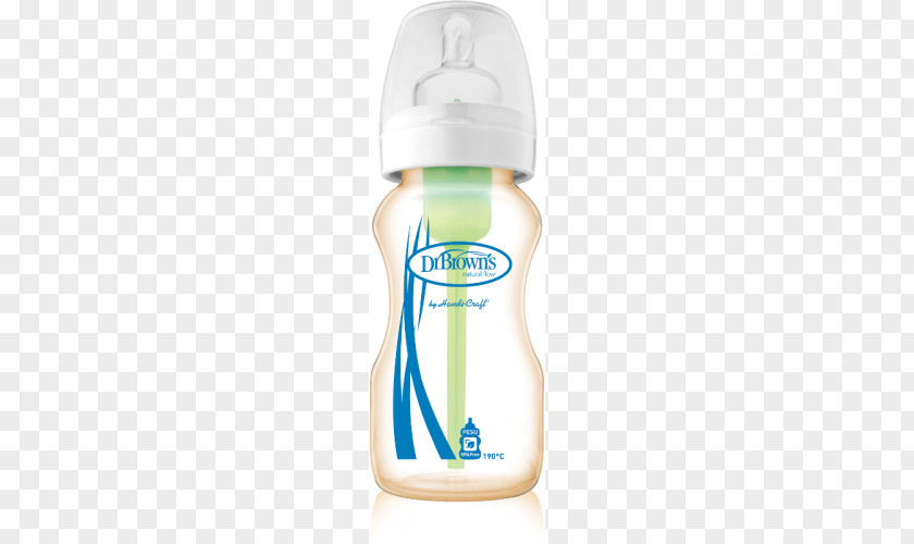 Milk Baby Bottles Glass Neck PNG