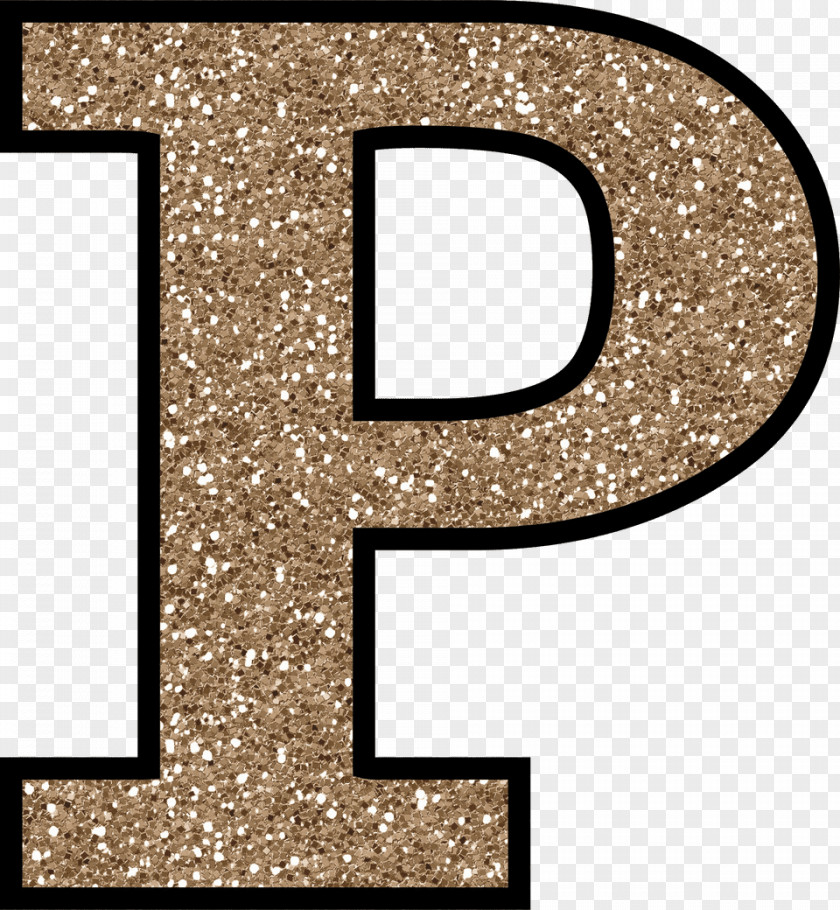 Páscoa Letter Gothic Alphabet Glitter PNG