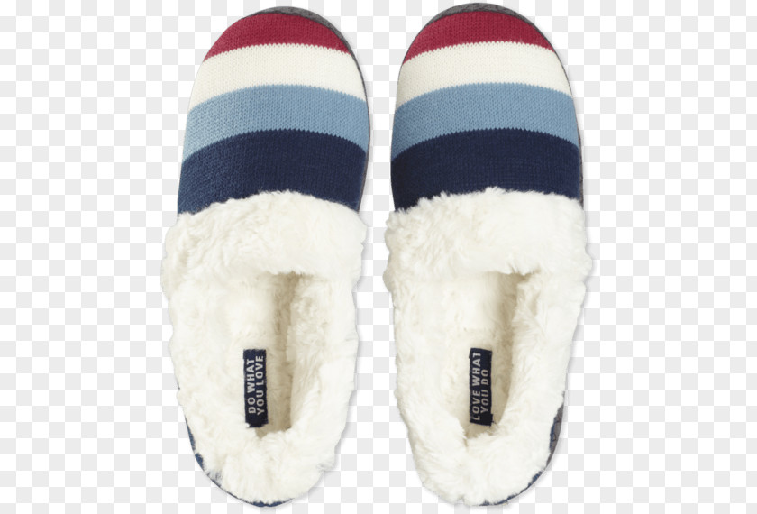 STRIPER Slipper Shoe Wool PNG