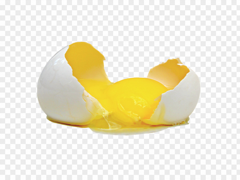 White Egg Yolk Food PNG