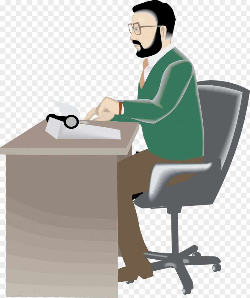 Work Seriously Cartoon Computer File PNG