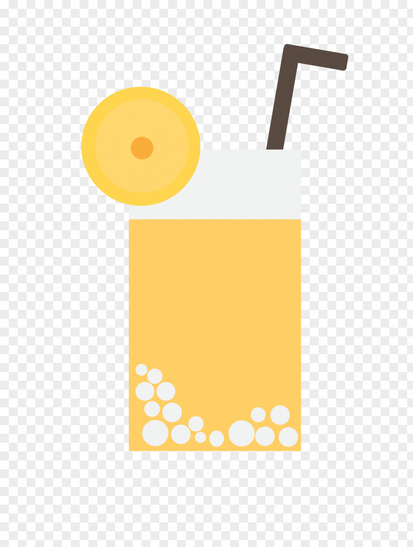 Creative Hand-painted Orange Juice Drink PNG