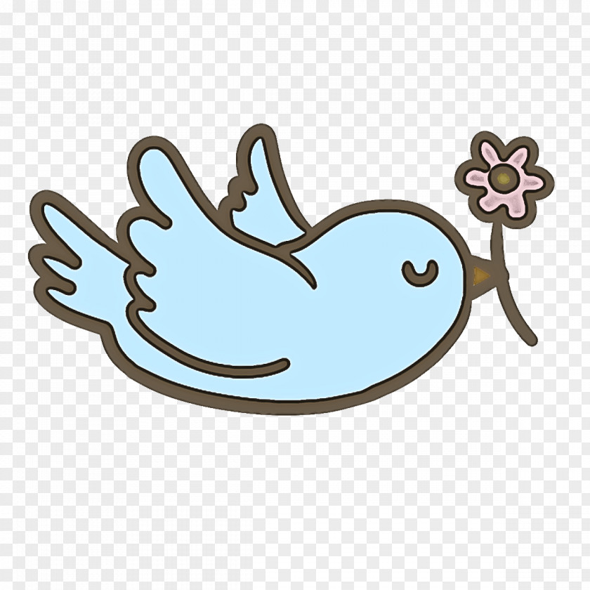 Duck Swans Birds Cartoon Line Art PNG