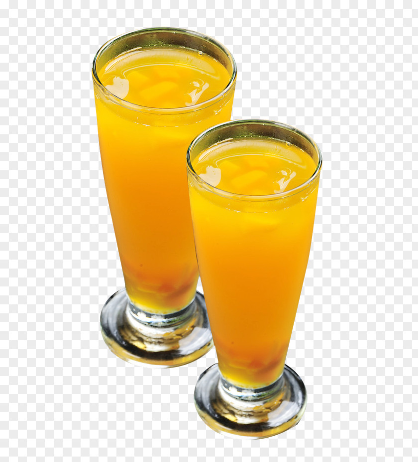 Mango Icy Ice Cream Orange Juice Fuzzy Navel Drink PNG