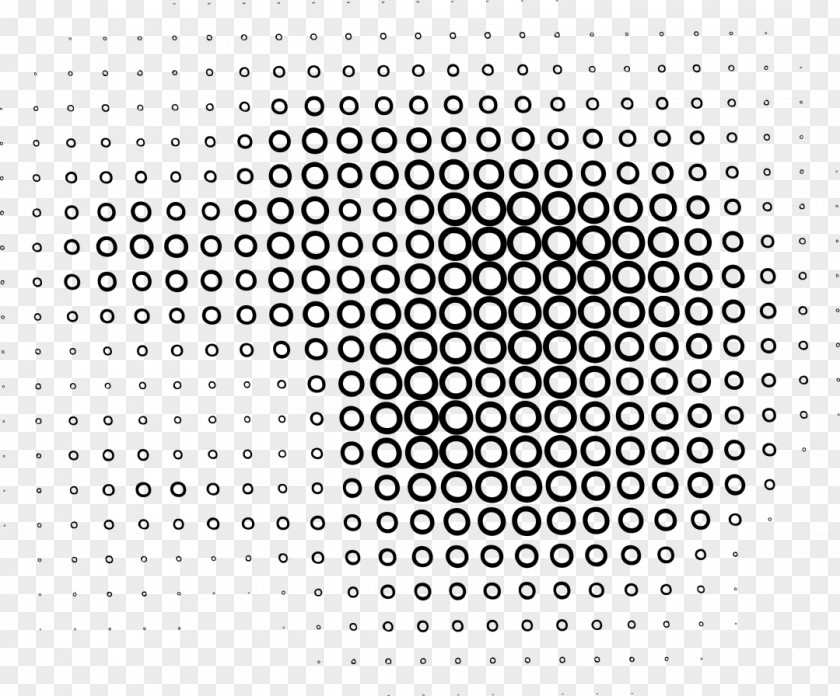 Vector Pattern Halftone PNG