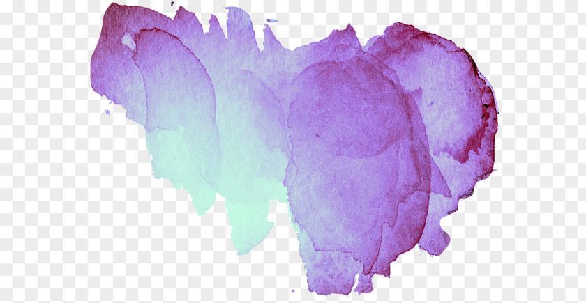 Violet Filament Watercolor Painting Purple Transparency PNG