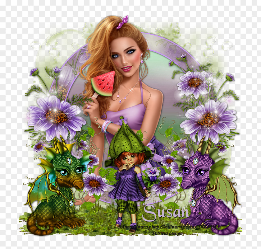 Fairy Barbie Flowering Plant Photomontage Plants PNG