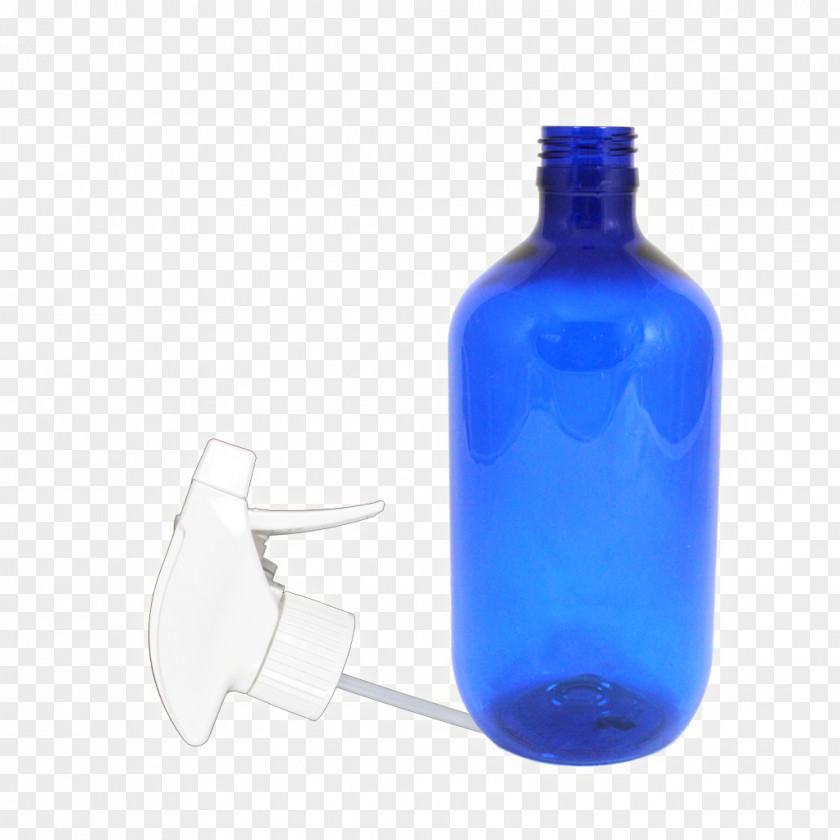 Glass Bottle Water Bottles Plastic Cobalt Blue PNG