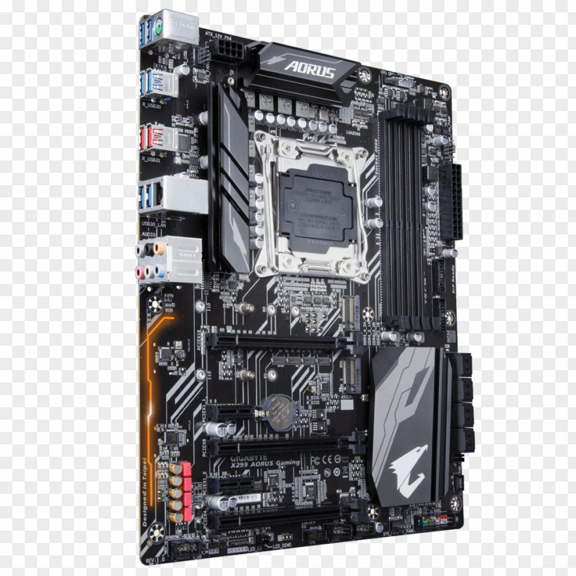 Intel LGA 2066 X299 TOP Gaming Motherboard AORUS 9 ATX PNG