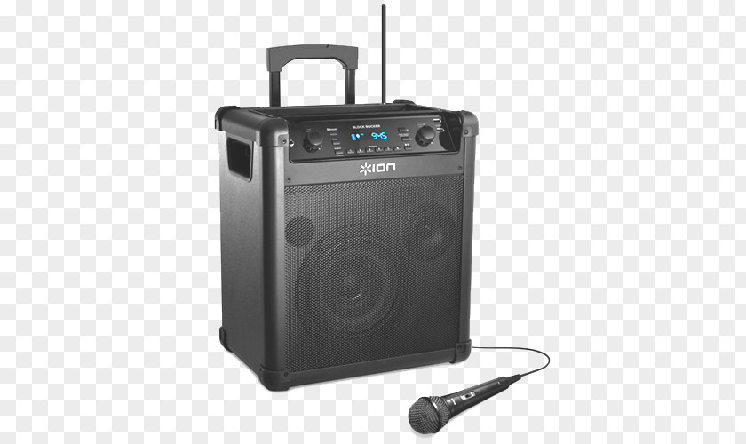 Microphone Laptop Loudspeaker ION Audio Block Rocker IPA76C Wireless Speaker PNG