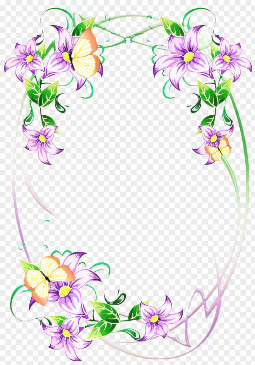 Picture Frame Interior Design Flower Background PNG