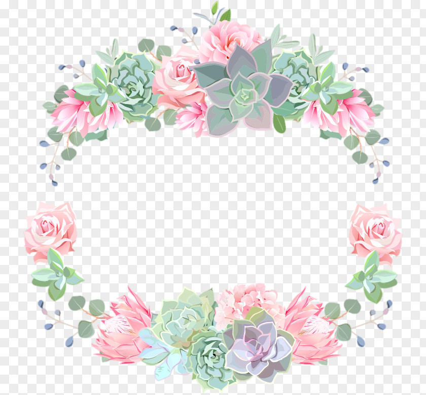 Picture Frame Rose Order Watercolor Background PNG