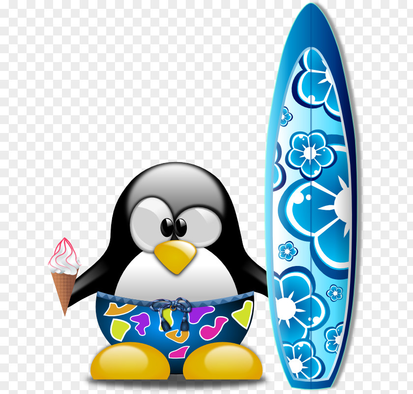 Trunk Or Treat Clipart Penguin Surfing Surfboard Clip Art PNG