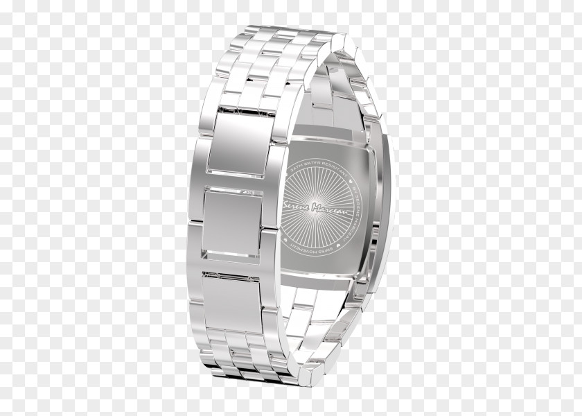 Watch Steel Strap Silver PNG