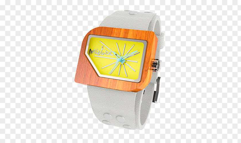 Watch Strap Teak Yellow PNG