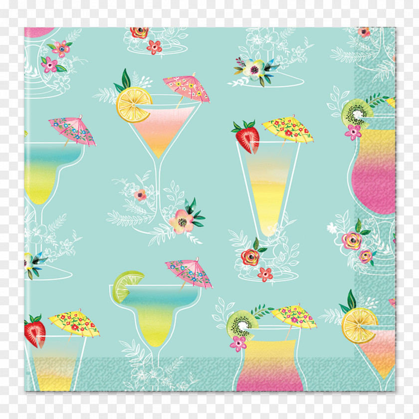 Watercolor Drink Tropical 0 Pattern Illustration Cloth Napkins PNG