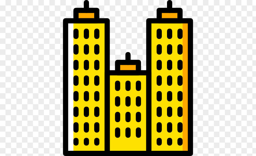 Yellow Building Marketing PNG