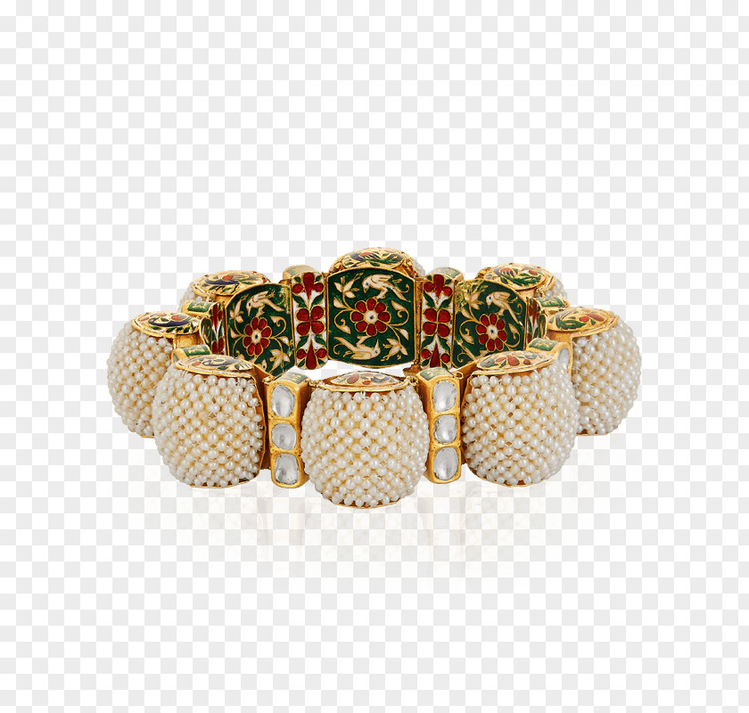 Basra Pearls Jewellery Bracelet Bangle Kundan Gemstone PNG