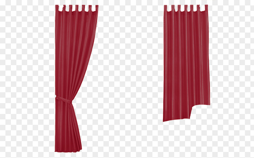Design Curtain RED.M PNG