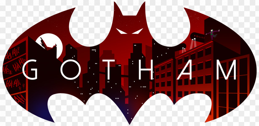Gotham-city Batman Superman Logo Decal Clip Art PNG