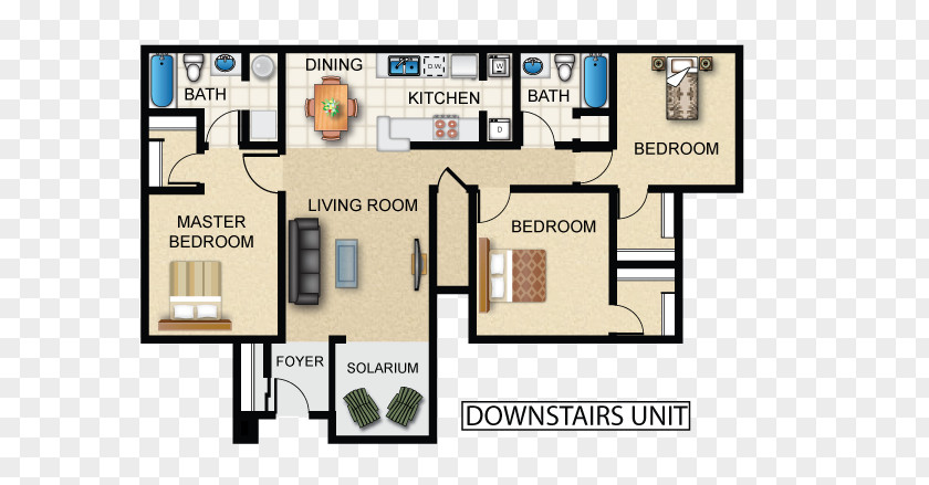 Leave The Office Early Day Place At Rock Ridge Apartments Location Floor Plan PNG