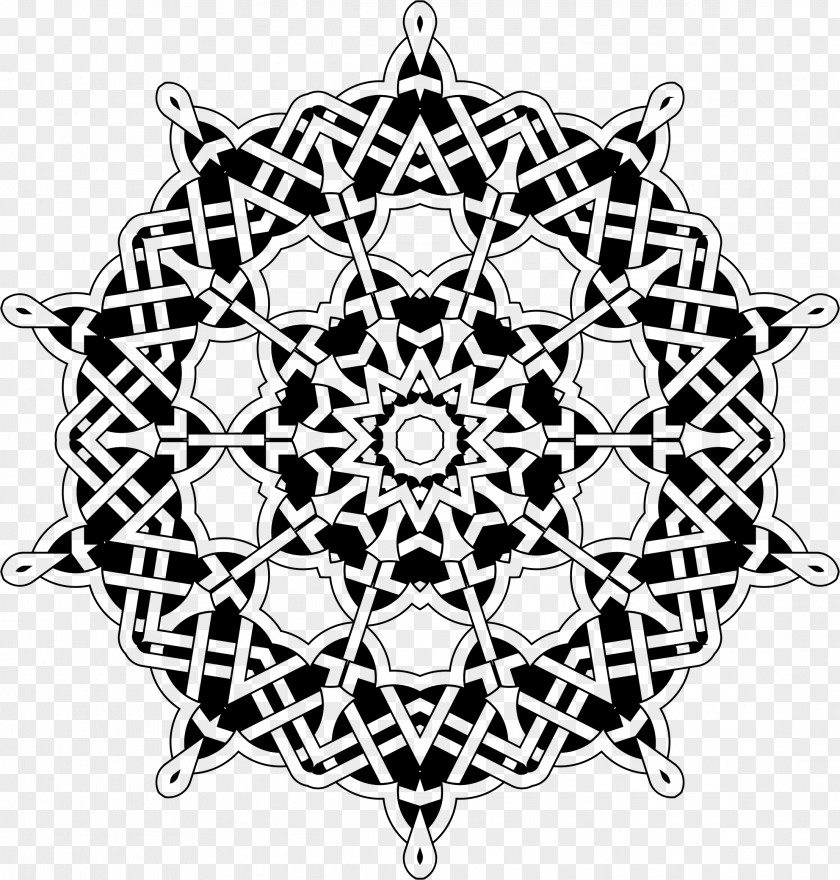 Om Mandala Coloring Book Black And White Pattern PNG
