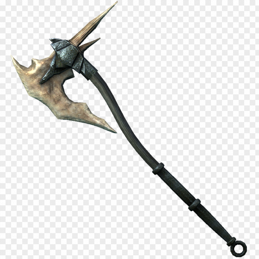 Weapon The Elder Scrolls V: Skyrim – Dawnguard Oblivion III: Morrowind Battle Axe PNG