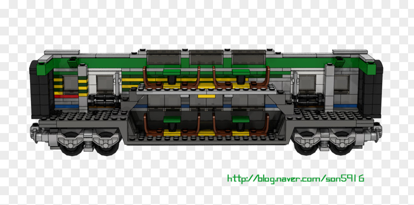 Double-deck Passenger Car Train Railroad Locomotive Rail Transport PNG