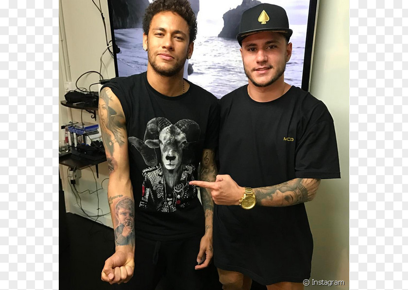 Neymar Lucas Henrique Veloso Tattoo Son Father PNG