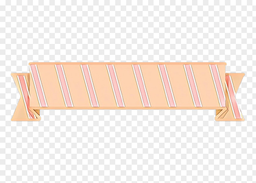 Pink Yellow Rectangle Furniture Bench PNG